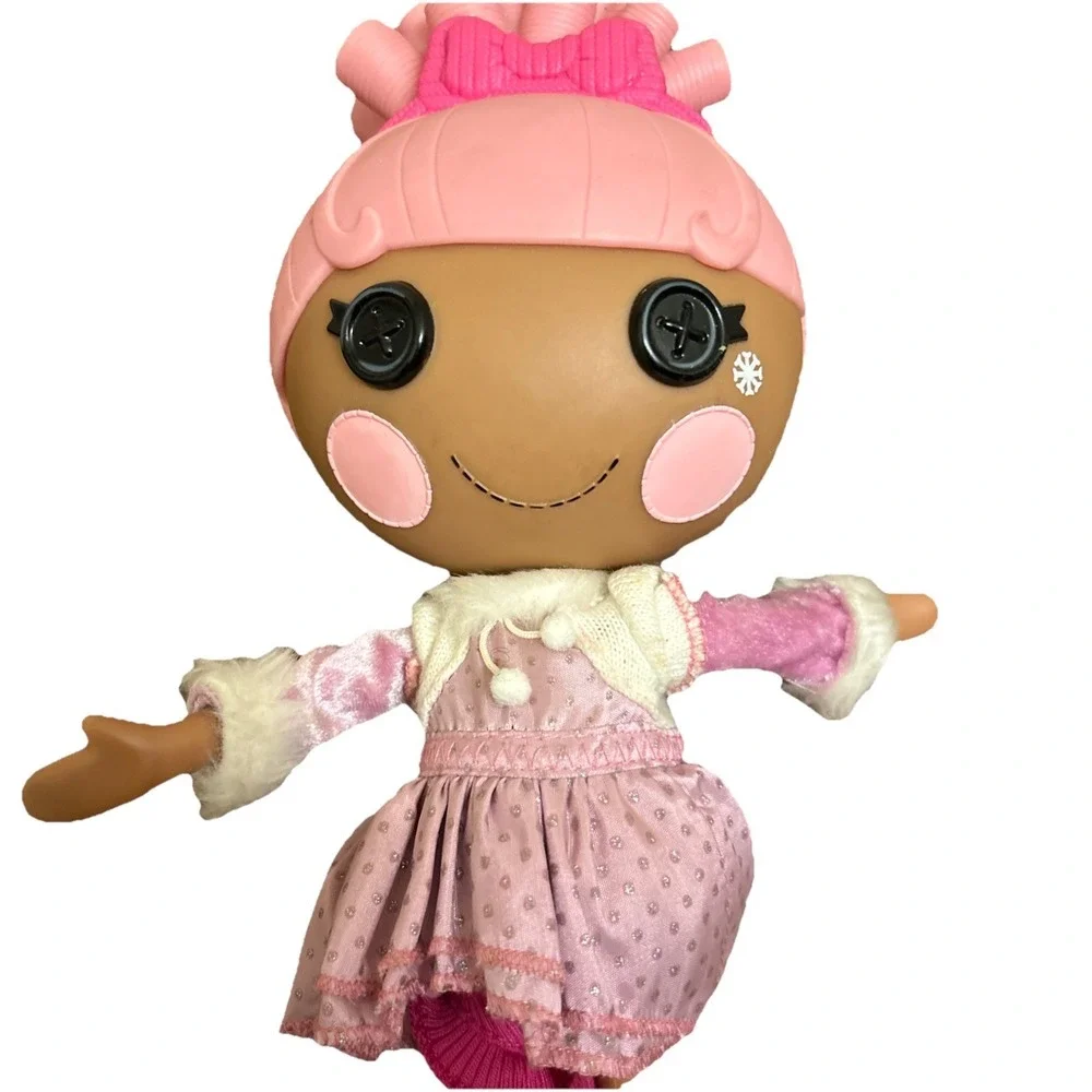 Lalaloopsy Swirly Figure Eight Ice Skater Doll Full Size 13'' Pink Hair No Pet - Picture 3 of 6